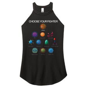 Choose Your Fighter Virus Flu Pandemic Women's Perfect Tri Rocker Tank