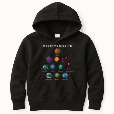 Choose Your Fighter Virus Flu Pandemic Kids Hoodie