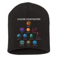 Choose Your Fighter Virus Flu Pandemic Short Acrylic Beanie