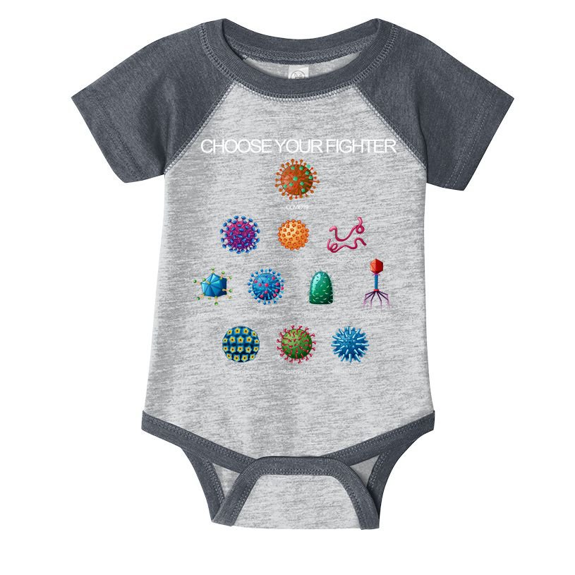 Choose Your Fighter Virus Flu Pandemic Infant Baby Jersey Bodysuit