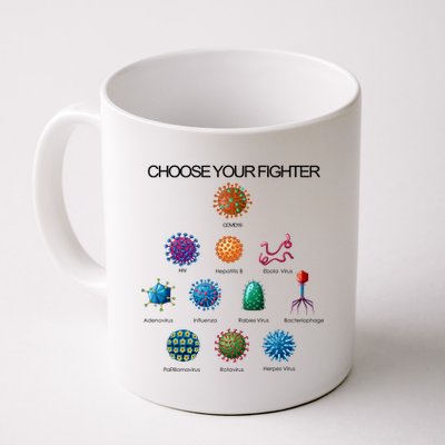 Choose Your Fighter Virus Flu Pandemic Coffee Mug