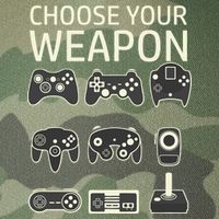 Choose Your Weapon Gaming Controllers Console Gamer Funny Legacy Tie Dye Trucker Hat