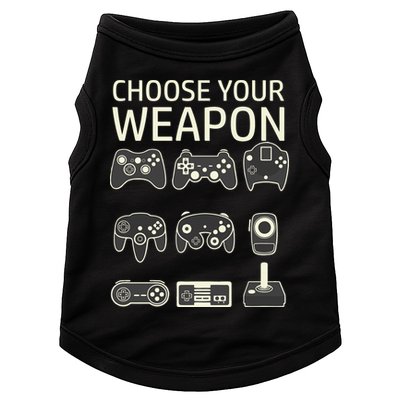 Choose Your Weapon Gaming Controllers Console Gamer Funny Doggie Tank