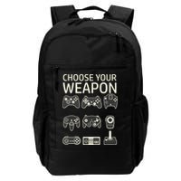 Choose Your Weapon Gaming Controllers Console Gamer Funny Backpack