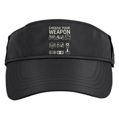 Choose Your Weapon Gaming Controllers Console Gamer Funny Adult Drive Performance Visor