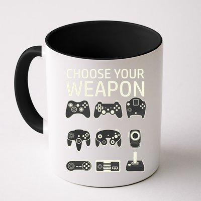 Choose Your Weapon Gaming Controllers Console Gamer Funny Mug