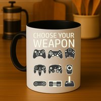 Choose Your Weapon Gaming Controllers Console Gamer Funny Mug