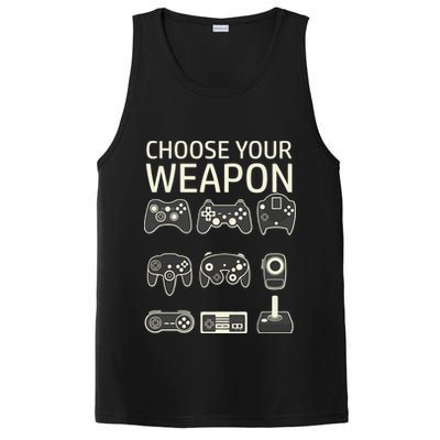 Choose Your Weapon Gaming Controllers Console Gamer Funny PosiCharge Competitor Tank