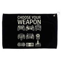 Choose Your Weapon Gaming Controllers Console Gamer Funny Grommeted Golf Towel