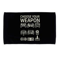 Choose Your Weapon Gaming Controllers Console Gamer Funny Microfiber Hand Towel