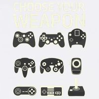 Choose Your Weapon Gaming Controllers Console Gamer Funny Garment-Dyed Sweatshirt