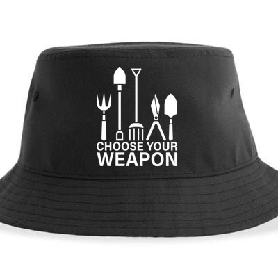 Choose Your Weapons Gardening Tools Sustainable Bucket Hat