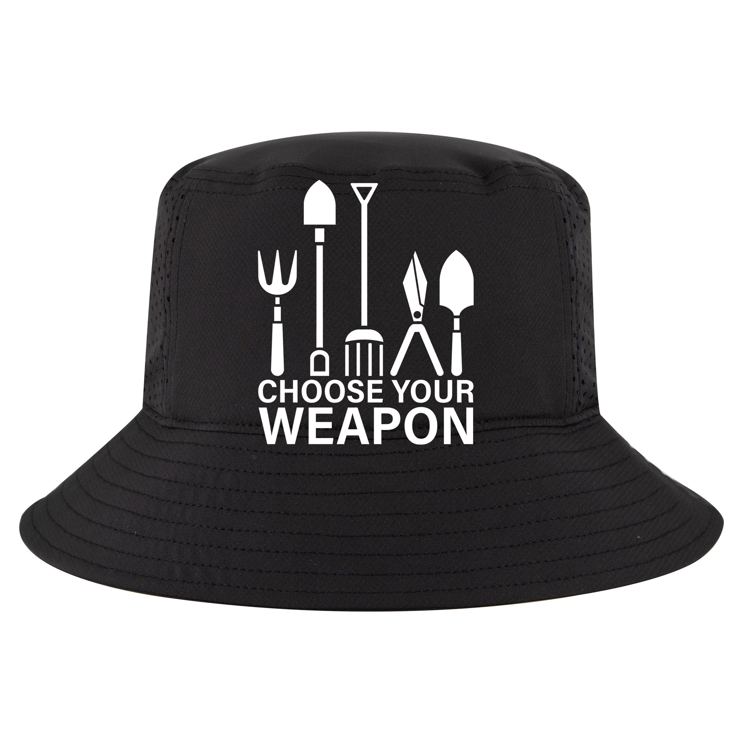 Choose Your Weapons Gardening Tools Sustainable Bucket Hat