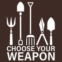 Choose Your Weapons Gardening Tools Cooling Performance Crew T-Shirt
