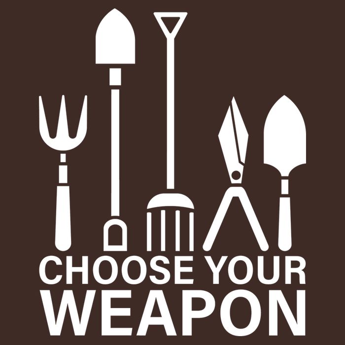 Choose Your Weapons Gardening Tools Cooling Performance Crew T-Shirt