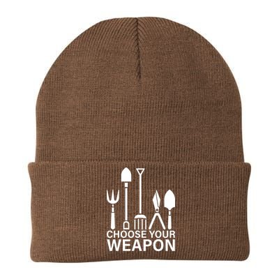 Choose Your Weapons Gardening Tools Knit Cap Winter Beanie