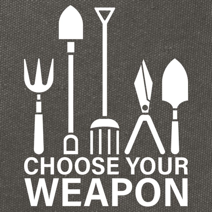 Choose Your Weapons Gardening Tools Cotton Canvas Backpack