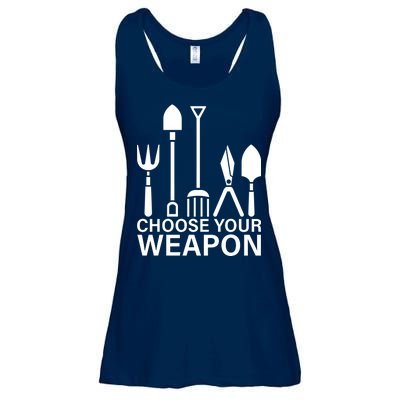 Choose Your Weapons Gardening Tools Ladies Essential Flowy Tank