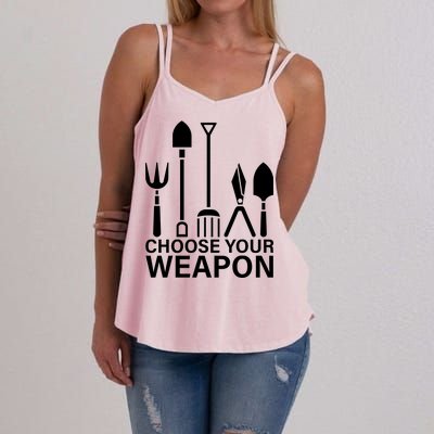 Choose Your Weapons Gardening Tools Women's Strappy Tank