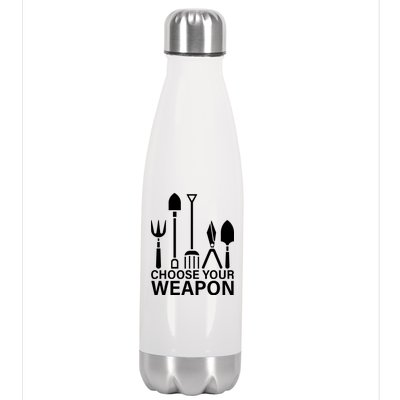 Choose Your Weapons Gardening Tools Stainless Steel Insulated Water Bottle