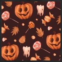 Creepy Halloween Pumpkin Candy 11oz C Handle Ceramic Mug