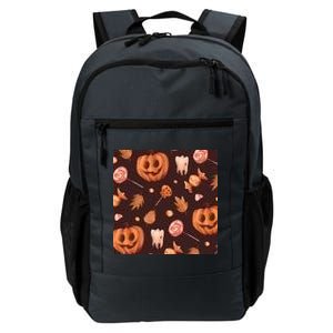 Creepy Halloween Pumpkin Candy Daily Commute Backpack