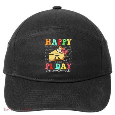 Coquette Happy Pi Day 3 Gift 7-Panel Snapback Hat
