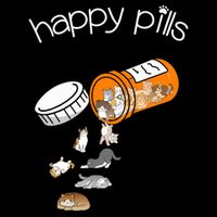 Cat Happy Pills Cute Cat, Funny Cat Encouragement Wool Snapback Cap