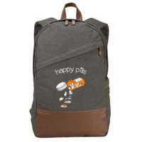 Cat Happy Pills Cute Cat, Funny Cat Encouragement Cotton Canvas Backpack