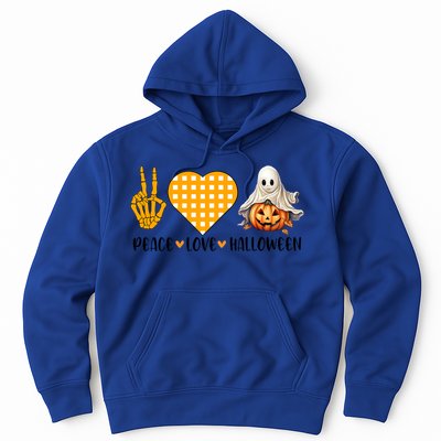 Cute Halloween Peace Love And Gnome Fall Gift Hoodie