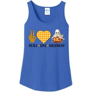 Cute Halloween Peace Love And Gnome Fall Gift Ladies Essential Tank