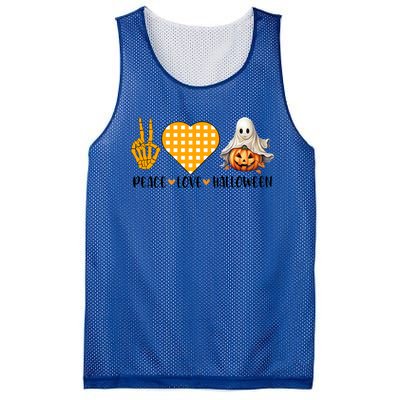 Cute Halloween Peace Love And Gnome Fall Gift Mesh Reversible Basketball Jersey Tank