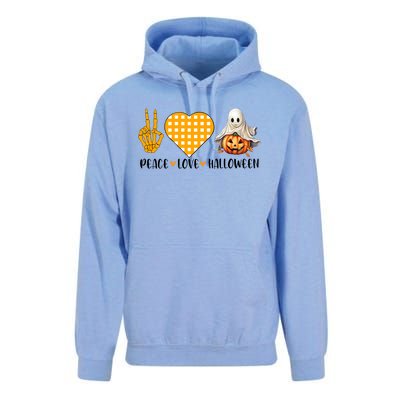 Cute Halloween Peace Love And Gnome Fall Gift Unisex Surf Hoodie