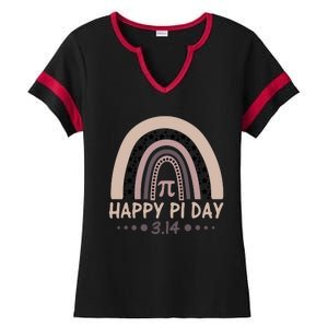 Cool Happy Pi Day Ladies Halftime Notch Neck Tee