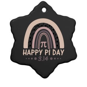 Cool Happy Pi Day Ceramic Star Ornament