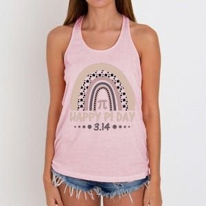 Cool Happy Pi Day Women's Knotted Racerback Tank