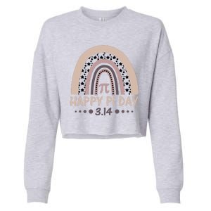 Cool Happy Pi Day Cropped Pullover Crew