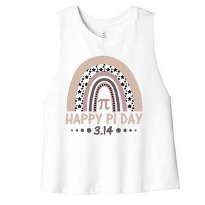 Cool Happy Pi Day Women's Racerback Cropped Tank