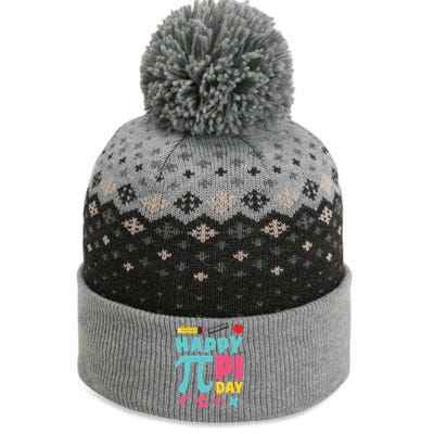 Cool Happy Pi Day The Baniff Cuffed Pom Beanie