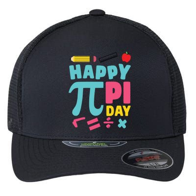 Cool Happy Pi Day Flexfit Unipanel Trucker Cap