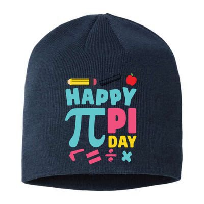 Cool Happy Pi Day Sustainable Beanie