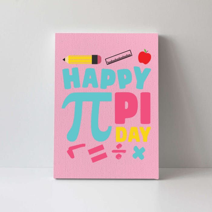 Cool Happy Pi Day Canvas