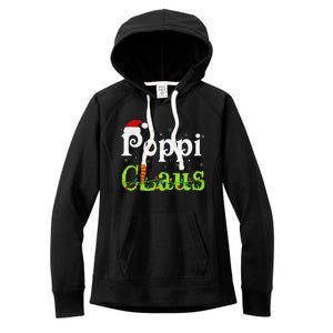 Christmas Holiday Party Poppi Claus Family Matching Pajamas Women's Fleece Hoodie