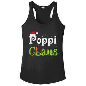 Christmas Holiday Party Poppi Claus Family Matching Pajamas Ladies PosiCharge Competitor Racerback Tank