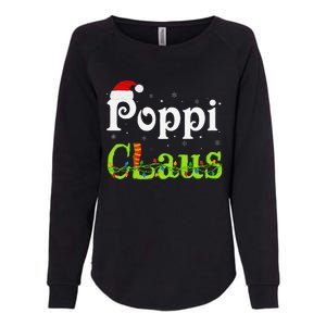 Christmas Holiday Party Poppi Claus Family Matching Pajamas Womens California Wash Sweatshirt