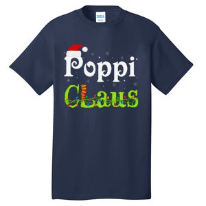 Christmas Holiday Party Poppi Claus Family Matching Pajamas Tall T-Shirt