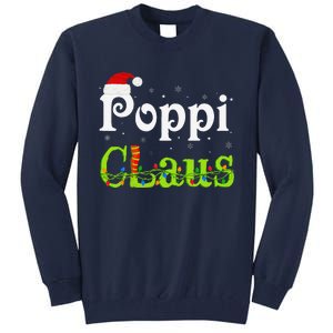 Christmas Holiday Party Poppi Claus Family Matching Pajamas Tall Sweatshirt