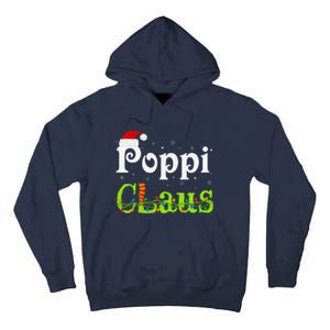 Christmas Holiday Party Poppi Claus Family Matching Pajamas Tall Hoodie