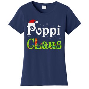 Christmas Holiday Party Poppi Claus Family Matching Pajamas Women's T-Shirt