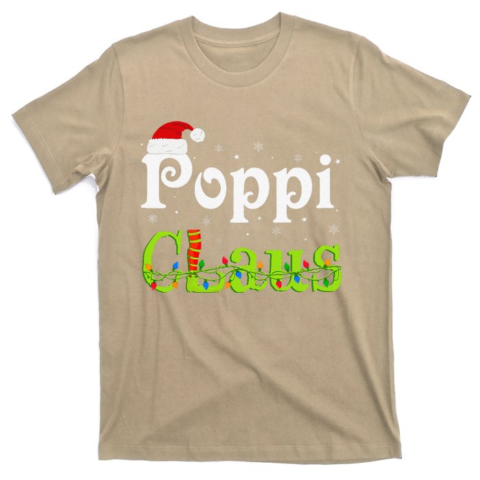 Christmas Holiday Party Poppi Claus Family Matching Pajamas T-Shirt